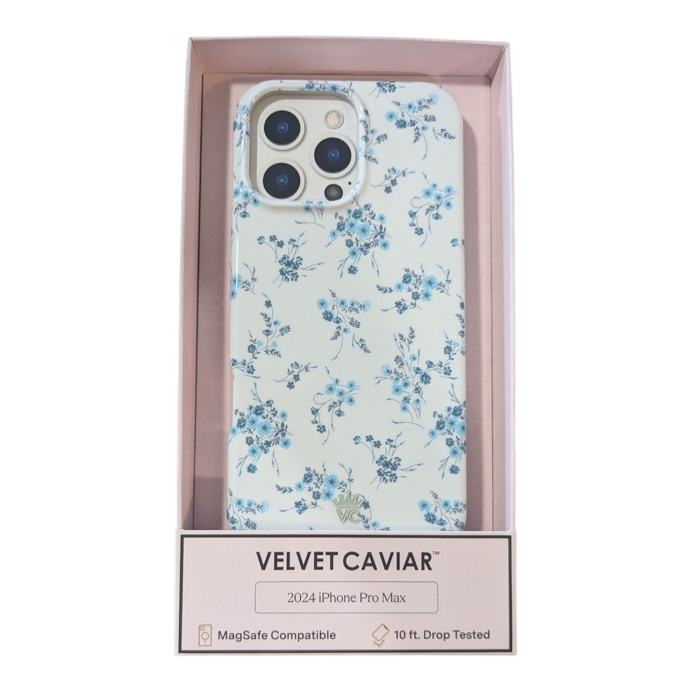 Nn6-N Velvet Caviar Magsafe Case for Apple iPhone‎ 16 Pro Max - French Blue